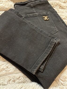 CHANEL Black Skinny Women’s Jeans open to all offers